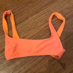 Aerie bright orange swim top
